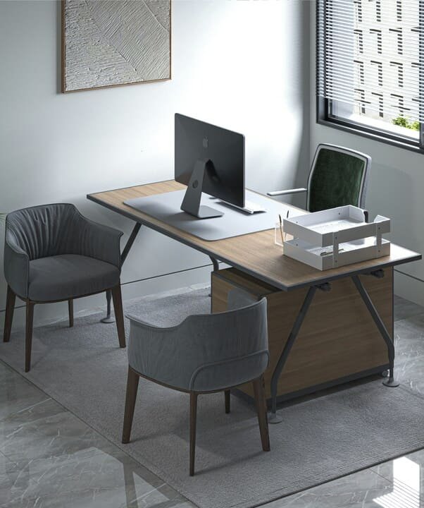 Peinture de bureau de direction à Nantes : Prestige et fonctionnalité Bureau de direction à Nantes, peinture élégante et contemporaine par GLR Peinture